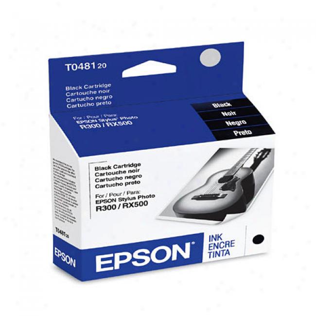 Epson T048120 Ink Cartridge, Black