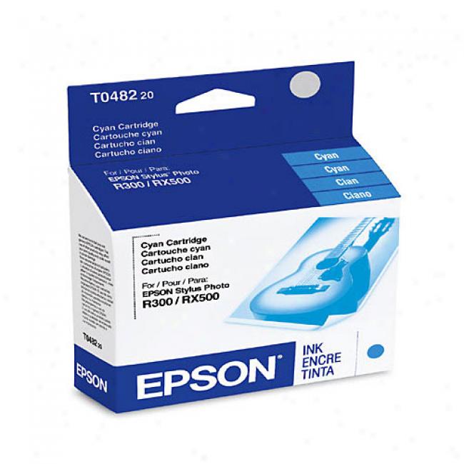 Epson T048220 Ink Cartridge, Cyan