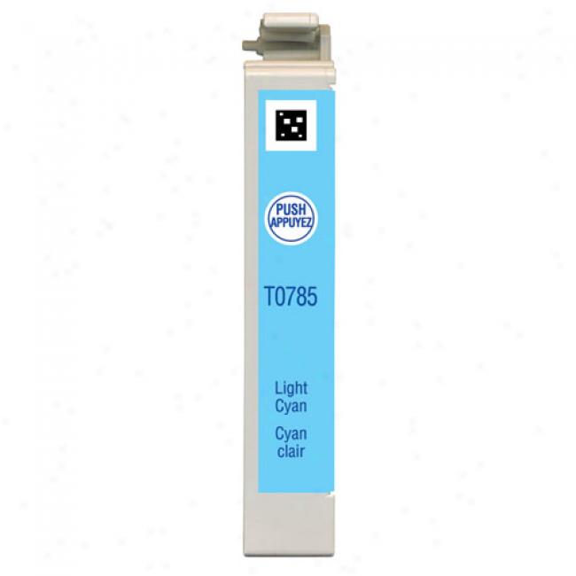 Epson T078520 Claria Hi-definition Light Cyan Cartridge For Eoson Stylus Photo Printers