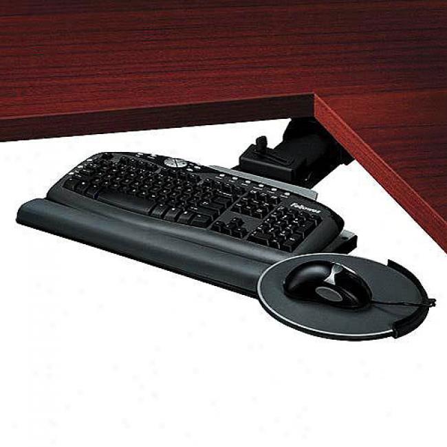 Fellowes Professional Series Executive Angle Keyboard Small trough