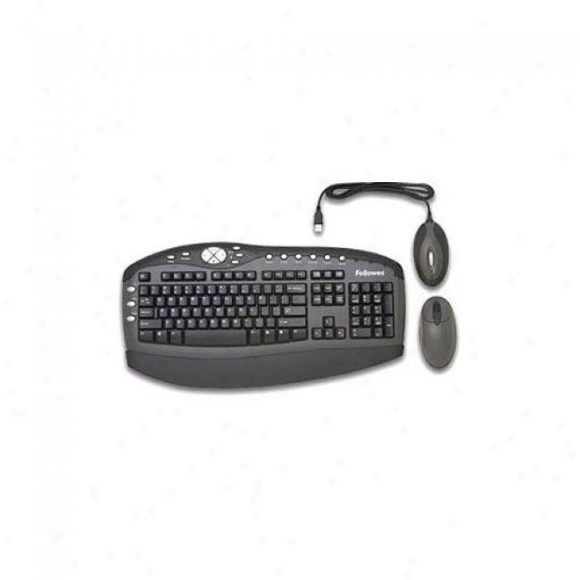 Fellowes Wireless Usb Keyboard And Optical Mouse