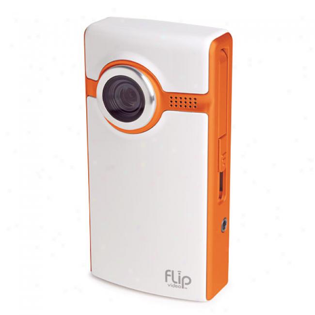 Flip Video Ultra F260 Orange 60-minute Digital Camcorder