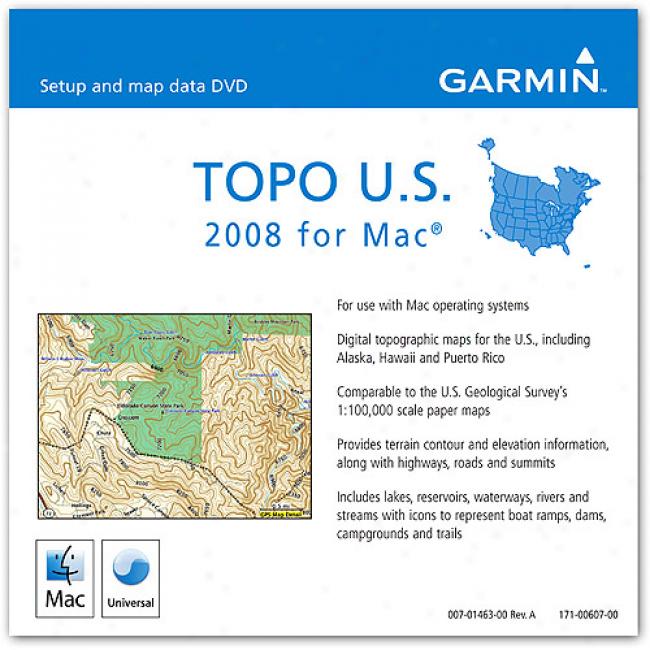 Garmin Mapsource Topo U.s. 2008 Dvd