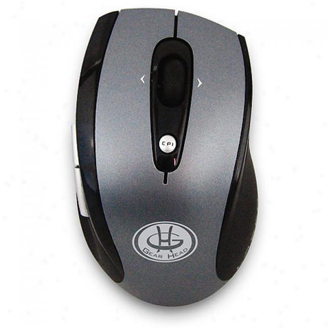 Gear Head 2.4 Ghz Wireless Laser Tilt-wheel Mouse, Lm3750wsu