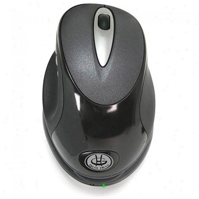 Gear Head Laser Wireless Rechargeable Mouse, Lm8000wr