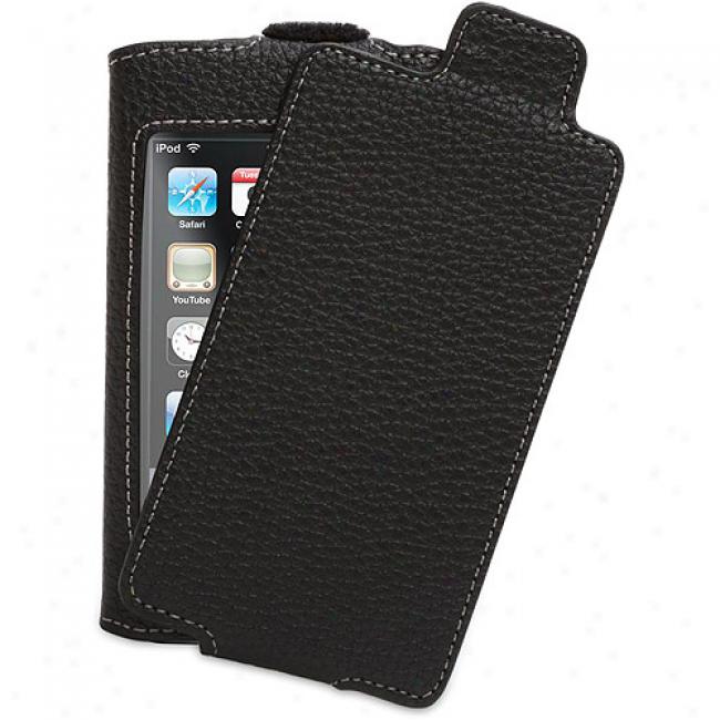 Griffin Elan Convertible Refresy For Ipod Touch, Black - Leather Flip-top Case For Ipod Touch 2g, Elanconvtouch2g