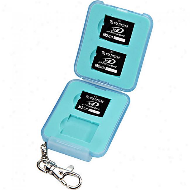 Hakuba Plastic Digital Memory Case For 4 Xd Memory Cards