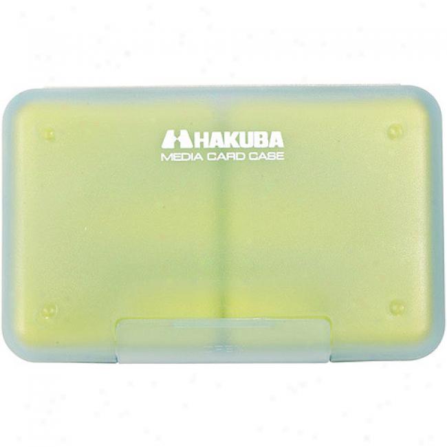 Hakuba Plastic Digital Memory Case For 4 Cf Memory Cards