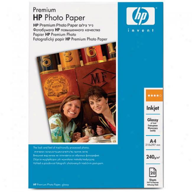 Hp C6979a Premium Photo Paper, Glossy (50 Sheeys, 8.5 X 11