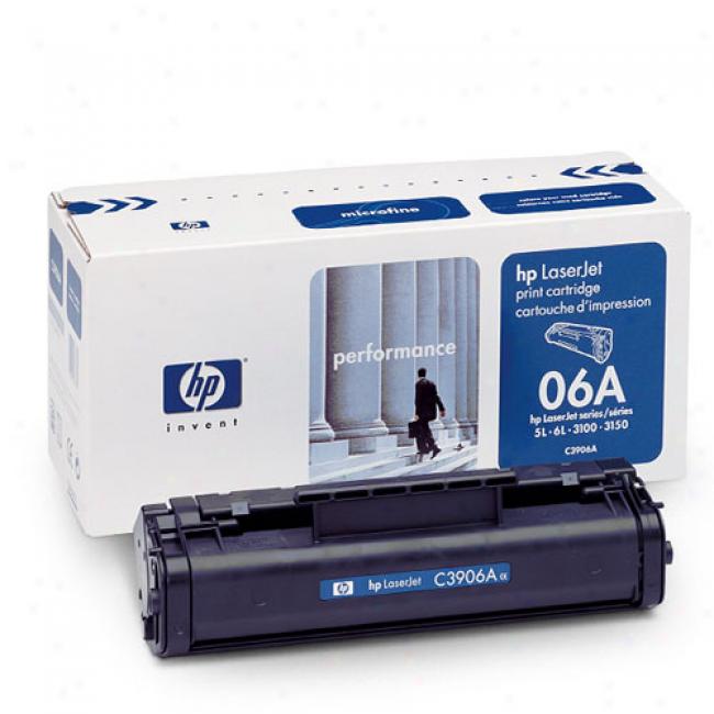 Hp Laserjet C3906a Microfine Print Cartridge, Black