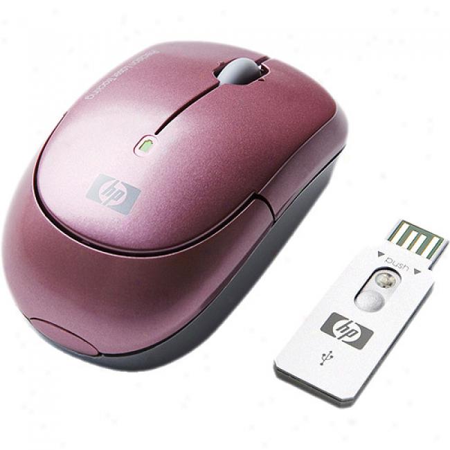 Hp Pink Wireless Usb Laser Mini Mouse