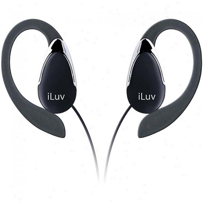 Iluv Flexinle Ear Ckips With In-line Volume Control - Negro