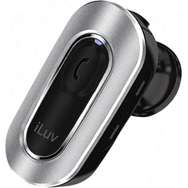 Iluv Silver Bluetooth Micro Hands-free Headset
