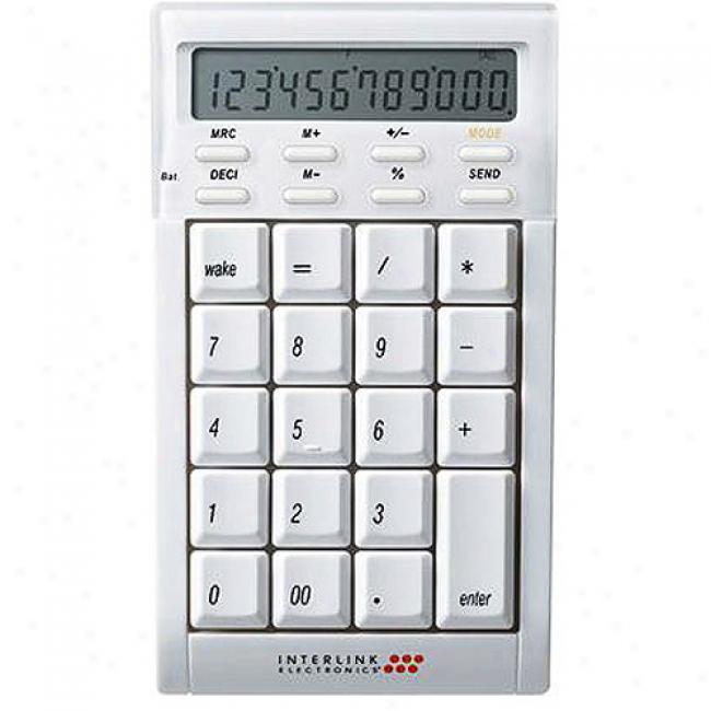 Interlink Bluetooth Calculator Keypad, Vp6270