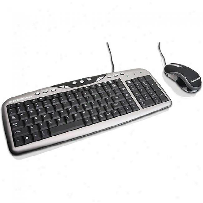 Iogear Compact Desktop Keyboard And Mouse Combo