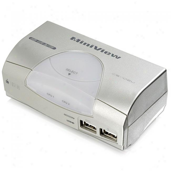 Iogear Miniview 2-port Usb Kvm Switch