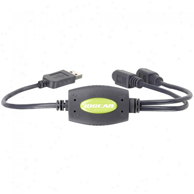 Iogear Usb To Ps/2 Adapter For Keyboard/mouse