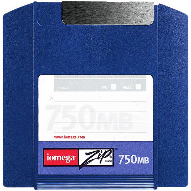 Iomega Zip Cartridge, 750mb, 3-pack