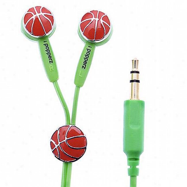 Ipopperz Basketball Earbud Headphones