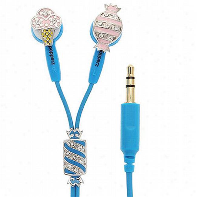 Ipopperz Candy Themed Earbud Headphones