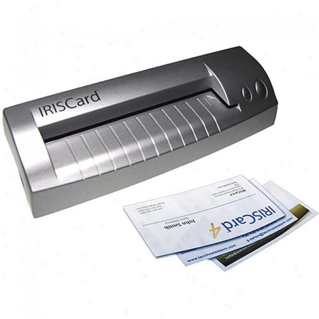 Iriscard Pro 4 Usb Business Card Scanner For Pcs & Macs By Flower-de-luce