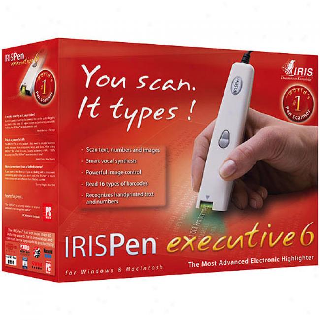 Irispen Executive 6 Text Recognition Pen Scanner By Iris