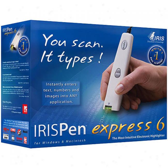 Irispen Express 6 Usb Pen Scanner For Pcs & Macs By Iris