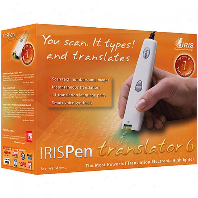Irispen Translator 6 Text Recognition Pen Scannef By Iris