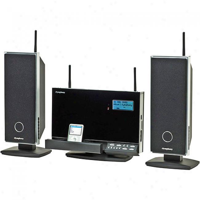 Isymphony 120-watt Expandable Wireless Micro Speaker System With Built-in General notion I0od Dock, W2