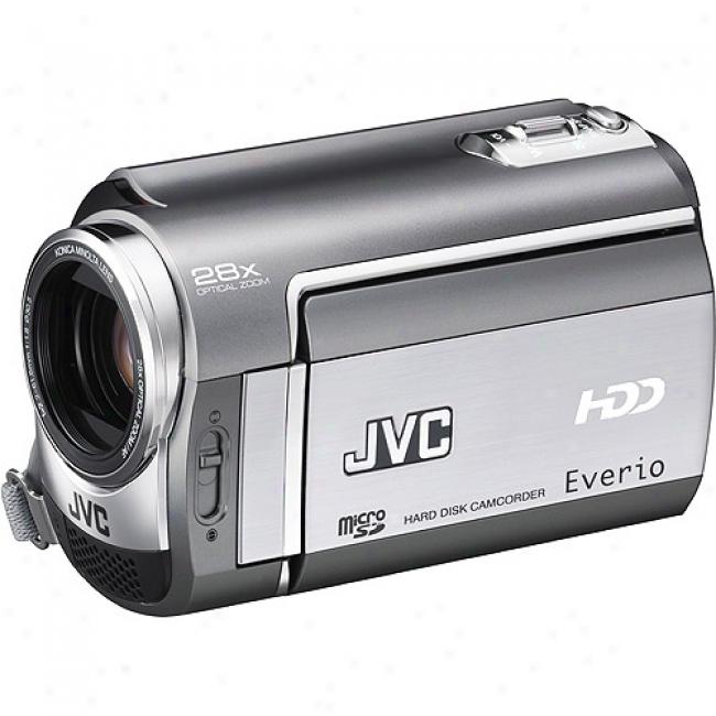 Jvc Everio Gz-mg230 Silver ~ 30gb Hard Disk Drive (hdx) Camcorder, 28x Optical Zoom, 2.7