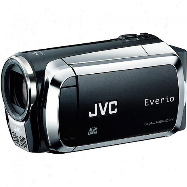 Jvc Everio Gz-mz130, Onyx Black, Sd/sdhc, 40x Optical Zoom, 2.7