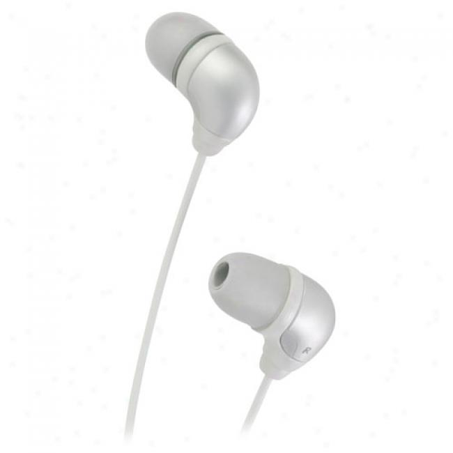Jvc Marshmallow Stefeo Headphones, Ha-fx34s Silver