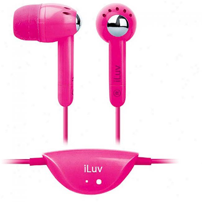 Jwin I301pnk Pink In Ear Earphones