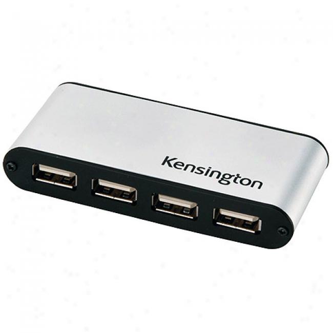 Kensington 4-port Usb 2.0 Mini Pockethub - Ac Adapter