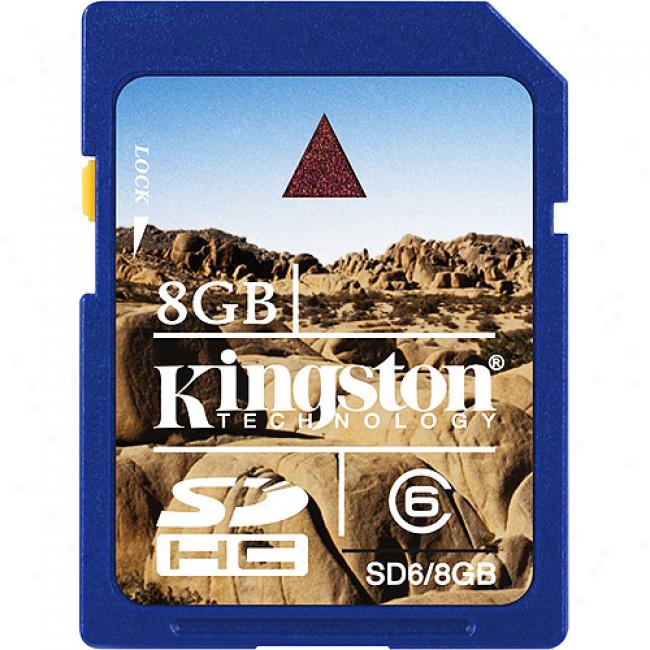 Kingston 8gb Sdhc Class 6 Memory Card