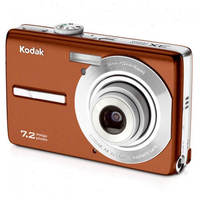 Kodak Easyshare M763 Copper ~ 7.2 Mp Digital Camera, 3x Optical Zoom & 2.7
