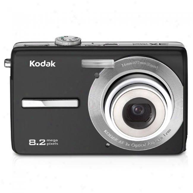 Kodak Easyshare M863 Blac 8.2 Mp Digital Camera, 3x Optical Zoom & 2.7