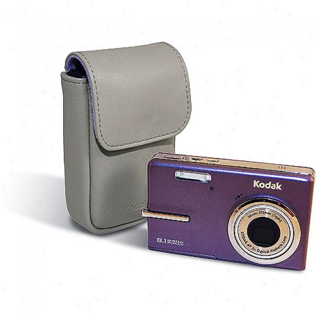 Kodak Easyshare M893 Purple ~ 8.1 Mp Digital Camera Bundle, 3x Optical Zoom & 2.7