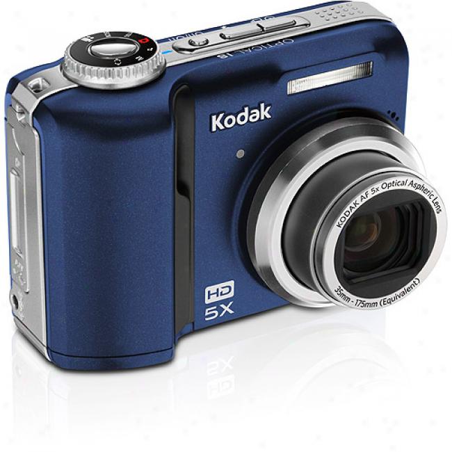 Kodak Easyshare Z1485 Blue 14mp Digital Camera With 5x Optical Zoom, Smart Capture
