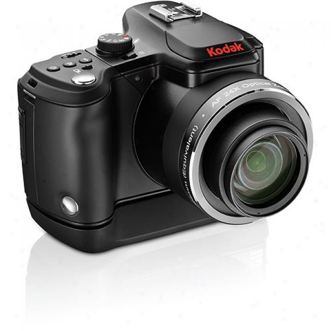 Kodak Easyshare Z980 Black 12mp Digital Camera With 24x Optical Zoom, Smart Capture