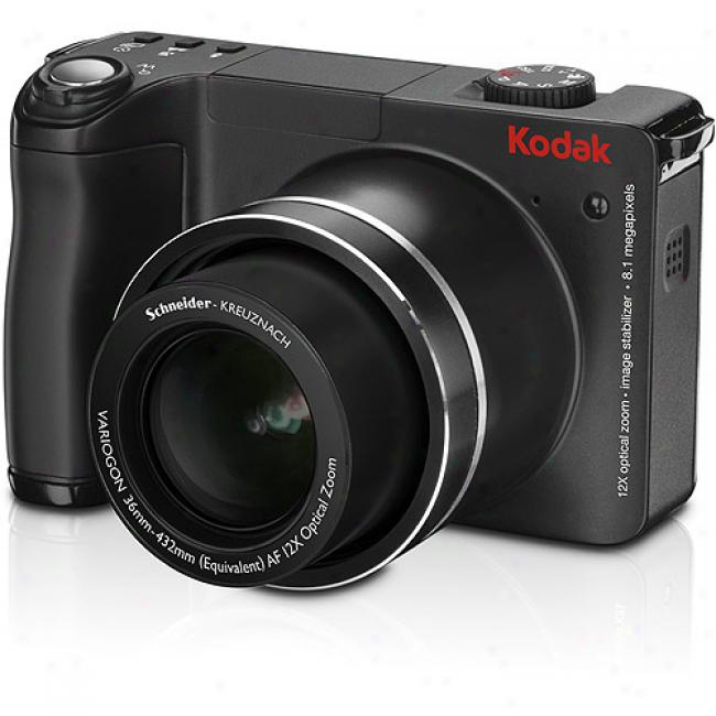 Kidak Easyshare Zd8612 Black ~ 8 Mp Digital Camera, 12x Optical Zoom & 2.5