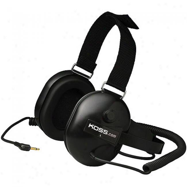 Koss Quietzone Passive Noise Reduction Headphones With Velcro Head Strap