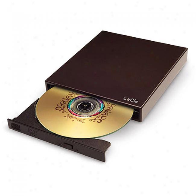 Lacie Portable Usb Dvd+/-rw Drive With Lightscribe