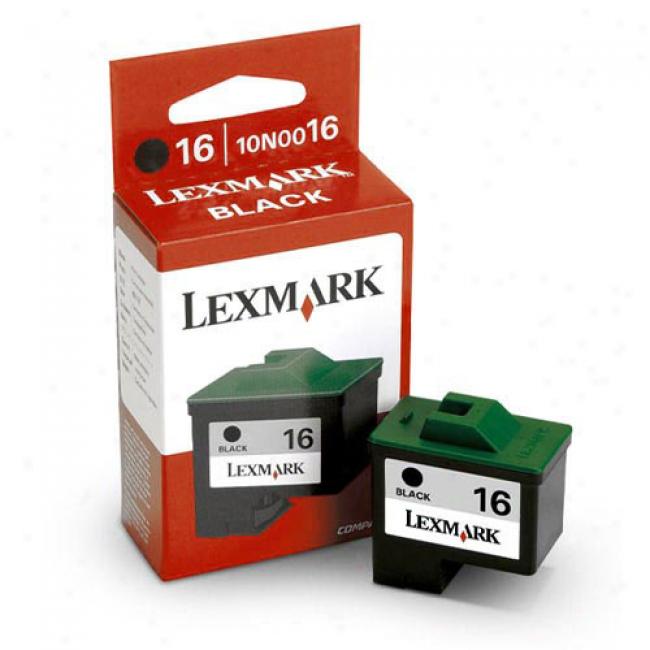 Lexmark 16 Black Ink Cartridge (twin Pack)