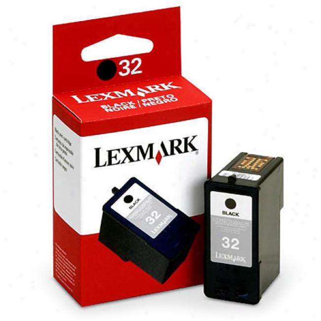 Lexmark 32 Black Ink Cartridges(twin Pack)