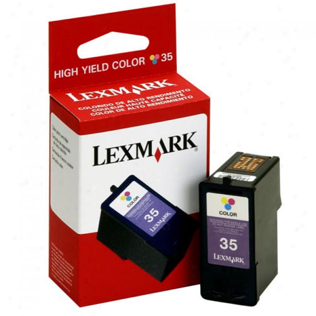 Lexmark 35 High Yield Color Print Cartridge (18c0035)