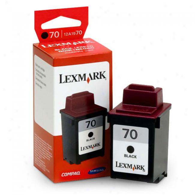 Lexmark 70 Black Print Cartridge (12a1970)