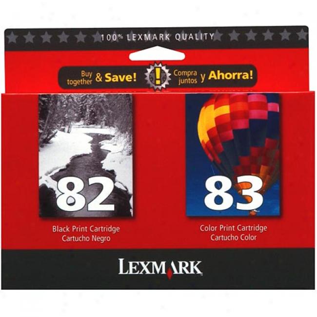 Lexmark 82/83 Black & Hue Print Cartridges