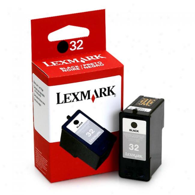 Lexmark Black Ink Jet Cartridge 18c0032