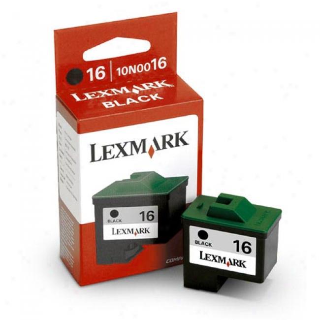 Lexmark Standard Yield Print Cartridge, Black